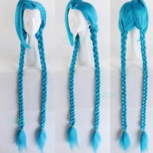 Anime Long Hair Double Ponytail Wig