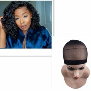 Beautiful wig female black African small curly hair