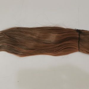 Black long straight hair wig cover