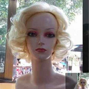 Blonde Curly Fashion Ladies Prom Wig