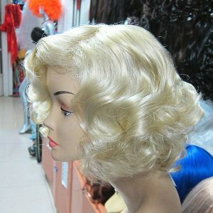 Blonde Curly Fashion Ladies Prom Wig