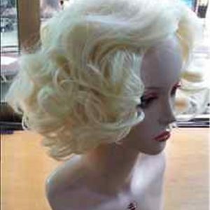 Blonde Curly Fashion Ladies Prom Wig