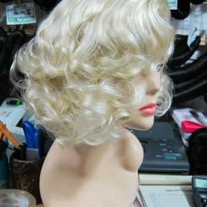 Blonde Curly Fashion Ladies Prom Wig