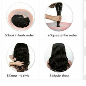 Brazilian Water Wave Headband Human Hair Wigs