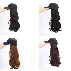 Cap big wave wig