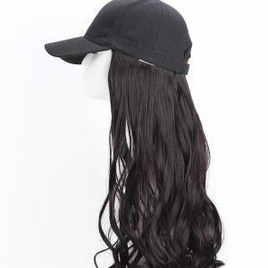 Cap big wave wig