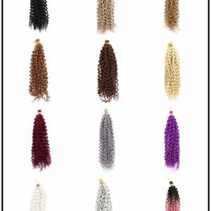 Chemical Fiber Crochet Hair 14-inch Water Ripple Gradient