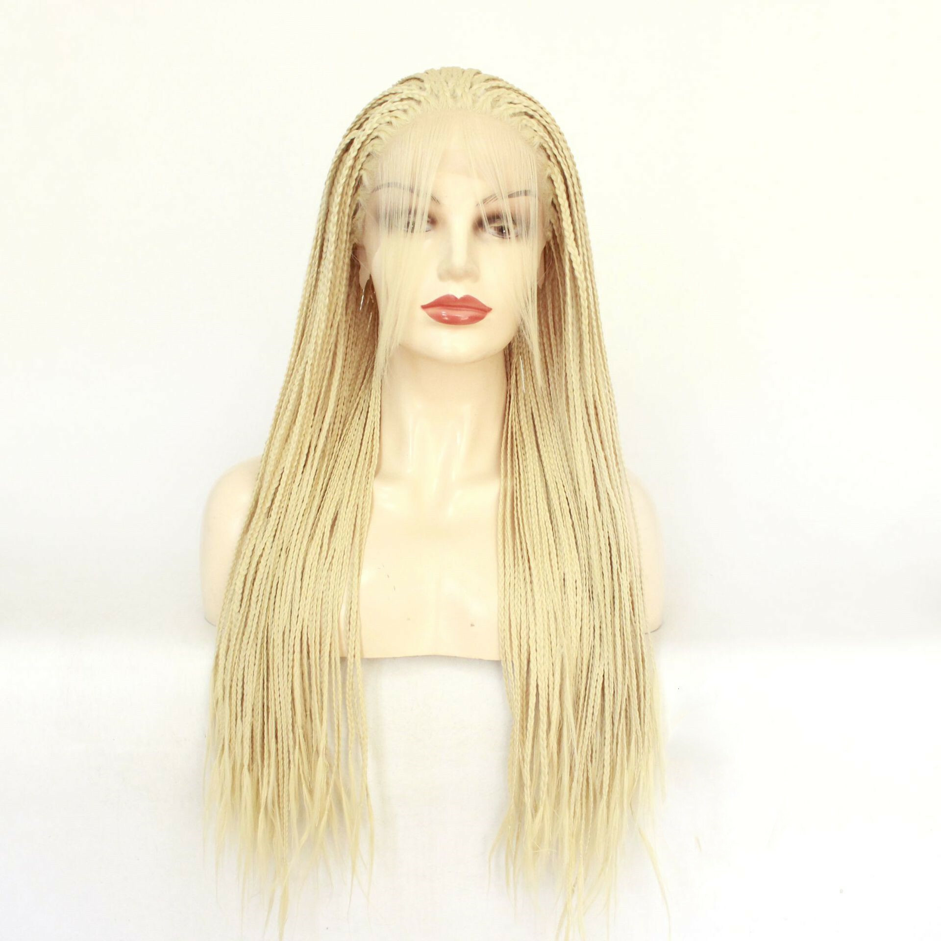 Chemical Fiber Lace Wig Headgear Baby Hair Three-strand Pigtail