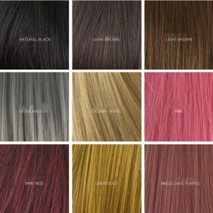 Chemical fiber long wig