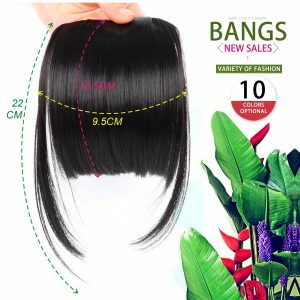 Chemical Fiber Wig Female Seamless Air Bangs