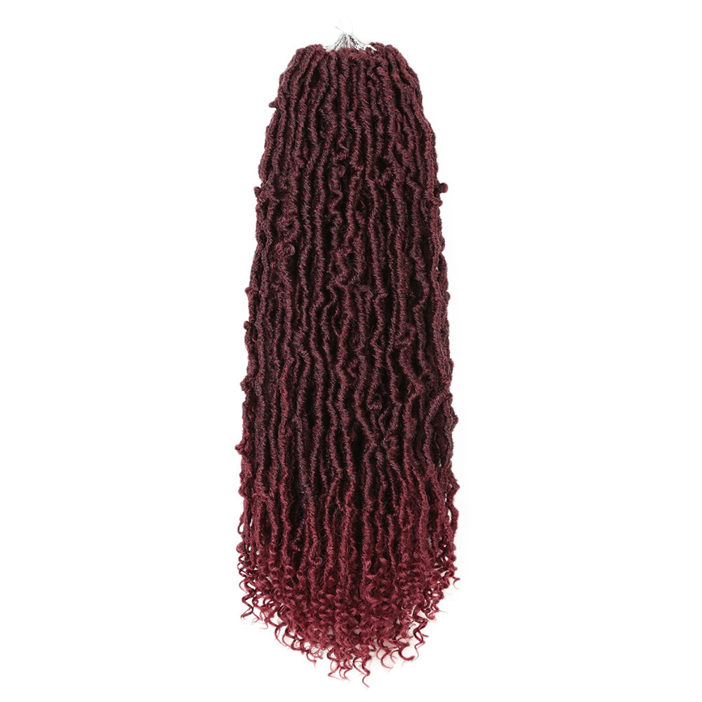 Earthworm Curly Irregular Long Hair African Wig Female