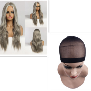 European and American female long curly wigs