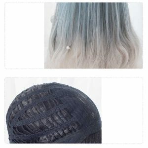 Facial gradation wig with sideburns