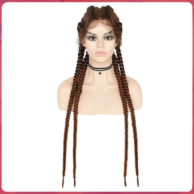 Front Lace Four-Strand Braid