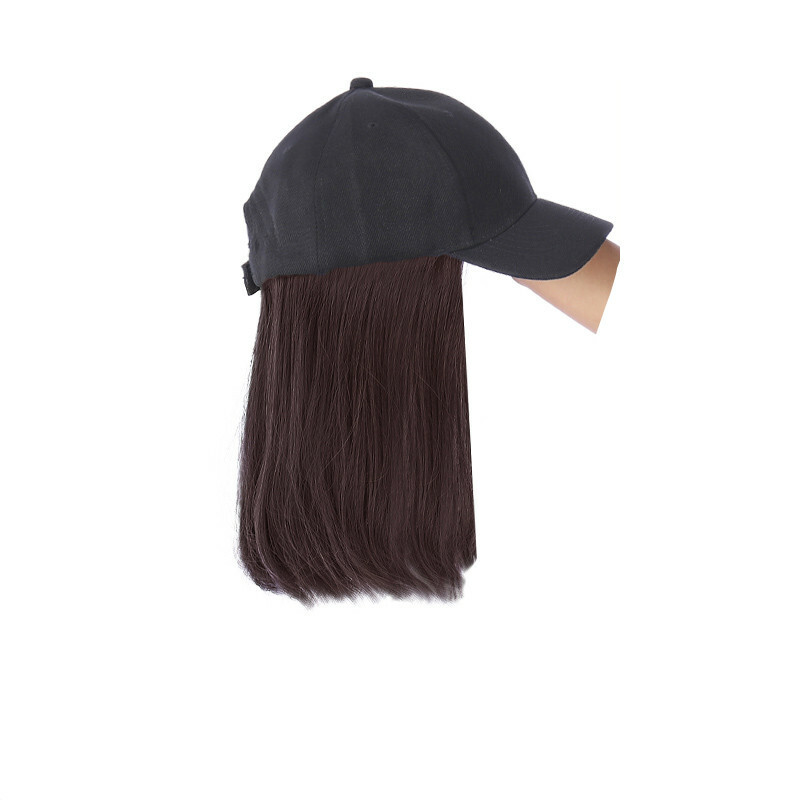 Hat Wig All-In-One Female Fashion Cap