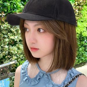 Hat Wig All-In-One Female Fashion Cap