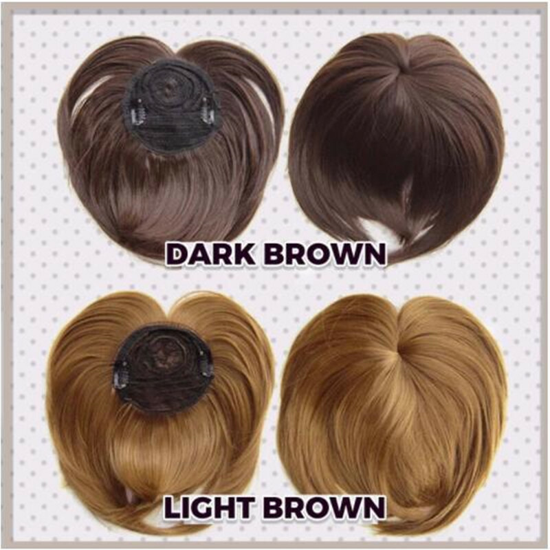 High temperature silk chemical fiber wig bangs