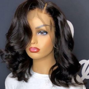 High Temperature Silk Mid-section Medium-length Curly Hair Women's Wig