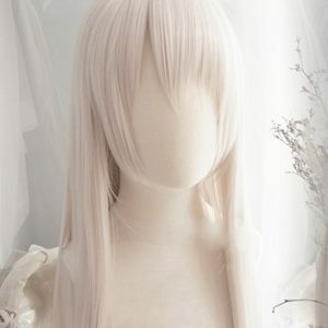 Iliasfield special gray powder rice cosplay wig