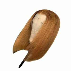 Lace Forehead Wig, Blond Human Hair Wig