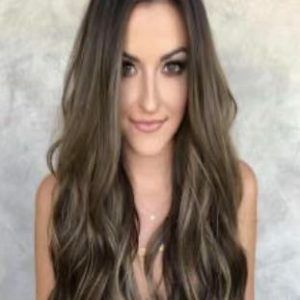 Ladies big wavy long curly hair