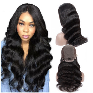 Ladies wavy long curly hair wig