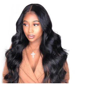 Ladies wavy long curly hair wig