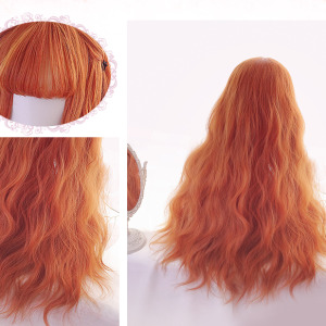 Loli Double Ponytail Orange Wig