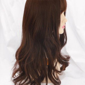 Medium-length Fluffy Big Wavy Bangs