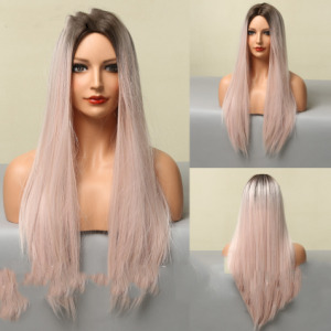 Medium Gradient  Long Straight Hair High Temperature Wire