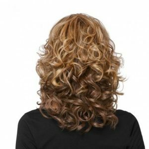 Medium long curly hair hood