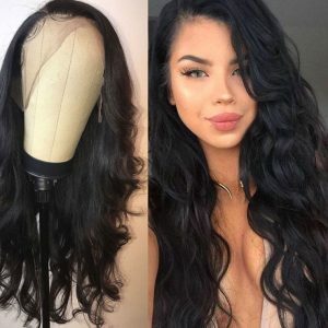 Natural Black Fluffy Big Wavy Synthetic Hair Cover