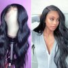 Natural Black Fluffy Big Wavy Synthetic Hair Cover