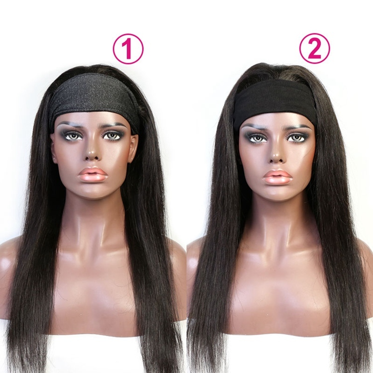 New Ladies Hair With Headgear Real Hair