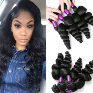 Real 8A Virgin Human Hair Loose Wave Virgin Weave