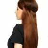 Real hair wig European and American fishing line