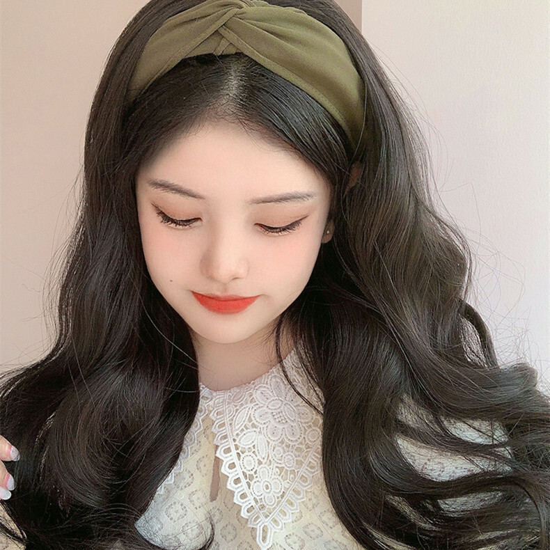 Removable Hairband Wig Female U-shape