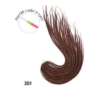 Synthetic Wig Dirty Braid 16-inch Lengthened Small Three-strand Braid