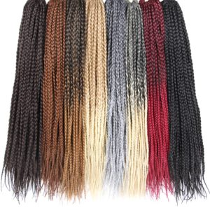 Synthetic Wig Dirty Braid 16-inch Lengthened Small Three-strand Braid