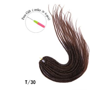 Synthetic Wig Dirty Braid 16-inch Lengthened Small Three-strand Braid