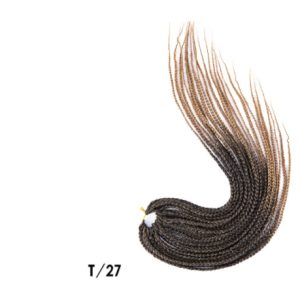 Synthetic Wig Dirty Braid 16-inch Lengthened Small Three-strand Braid