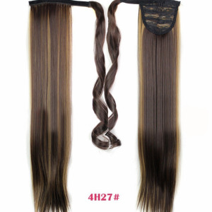 Velcro Wig Ponytail Straight Invisible Hair Extension