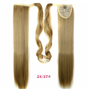 Velcro Wig Ponytail Straight Invisible Hair Extension