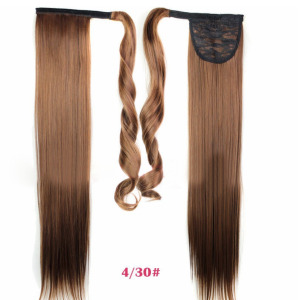 Velcro Wig Ponytail Straight Invisible Hair Extension