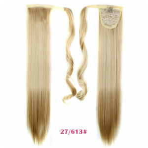 Velcro Wig Ponytail Straight Invisible Hair Extension