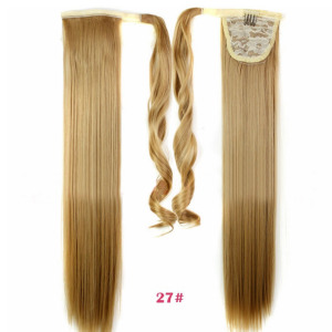 Velcro Wig Ponytail Straight Invisible Hair Extension