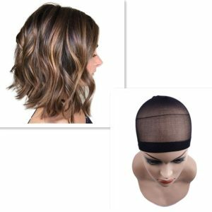 Wig female short curly hair