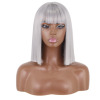 Wig Headgear With Bangs And Shoulders And Clavicle