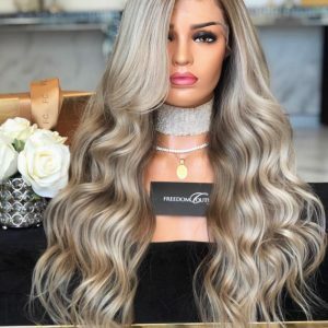 Wig high temperature silk chemical fiber hair