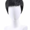 Wig Sets Real Hair Natural Fluffy Replacement Male